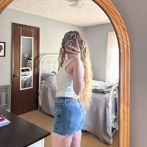 Universal Thread Blue Distressed Jean Shorts